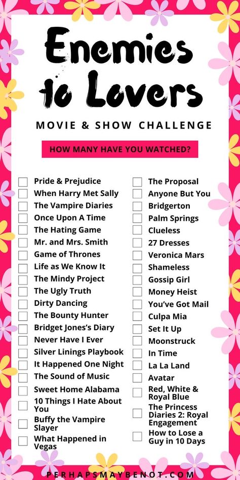 Movies For Couples To Watch Together, Enemies To Lovers Movies To Watch, Movie Recommendations List, Movies For Teens, Teen Romance Movies, Movies Ideas, Best Teen Movies, Netflix Shows To Watch, Romcom Movies