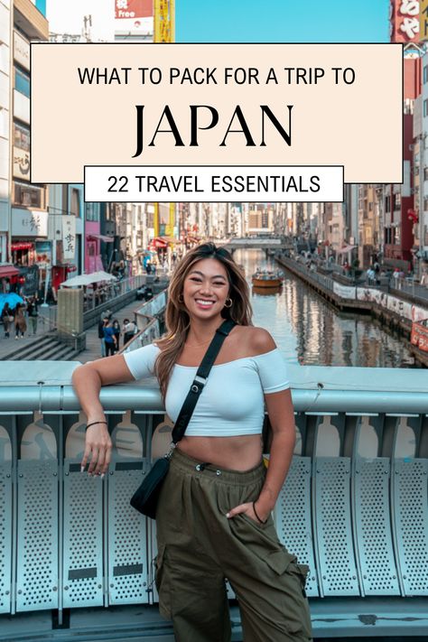 22 Travel Essentials For Japan: What To Pack For Your Trip — findingfiona Things You Need To Travel To Japan, Japan Inspo Outfit, What To Pack For Japan In September, Pack For Japan Summer, Packing For Tokyo, Japan Airport Outfit, Outfits In Japan Summer, Tokyo Capsule Wardrobe, Travel Essentials Japan