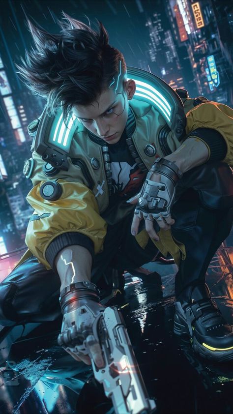 Cyberpunk Boy, Cyberpunk Photoshoot, Cyberpunk Character Art, Cyberpunk Men, Cyberpunk Male, Cyberpunk Concept Art, Animes Emo, Cyberpunk Rpg, Cyborgs Art