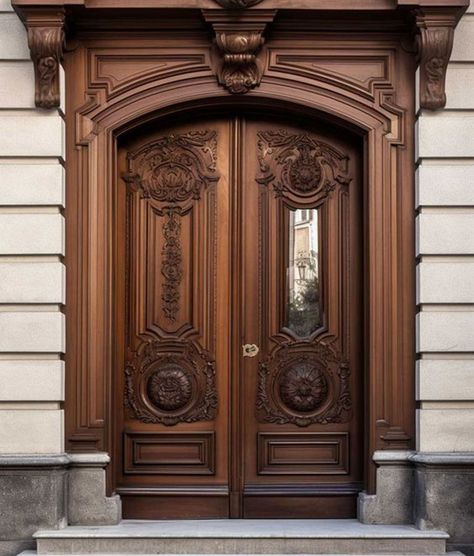 Knock Latest Door Designs, Wooden Door Entrance, Wooden Double Doors, House Main Door, House Main Door Design, Door Design Photos, Main Entrance Door Design, Front Door Design Wood, Grand Entryway