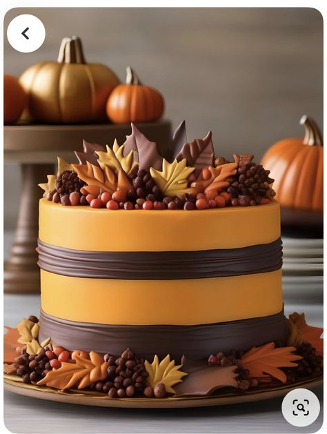 Autumn Cake Decorating Ideas, Thanksgiving Cakes Ideas, Autumn Cake Ideas Birthday, Halloween Cupcake Ideas Easy, Cakes For Fall, Thanksgiving Cakes Decorating, Autumn Cakes, Halloween Cupcake Ideas, Cake For Halloween