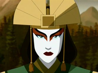 Avatar Kyoshi. Makeup and headpiece. Kyoshi Warrior, Avatar Kyoshi, Avatar Images, Avatar Funny, Avatar Series, Korra Avatar, Avatar The Last Airbender Art, Fire Nation, Avatar Characters