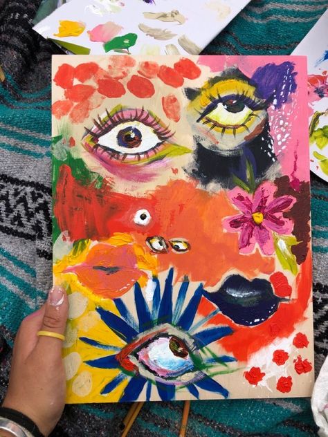 Arte Peculiar, Art Diary, Small Canvas Art, Arte Inspo, Arte Sketchbook, Hippie Art, Art Inspiration Painting, Painting Art Projects, Sketchbook Art Inspiration