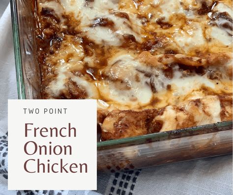 Ww Pound Dropper, French Onion Chicken Bake, Onion Chicken Bake, Mississippi Chicken, Pound Dropper, Easy Teriyaki Chicken, French Onion Chicken, Recipe Builder, Weight Watcher Dinners