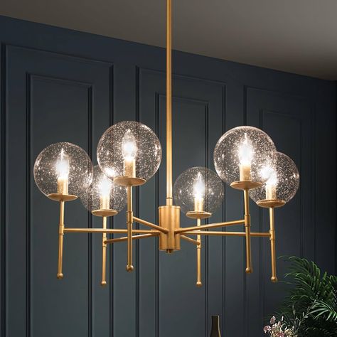 Coastal dining room lighting