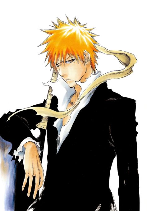 Tite Kubo Art on Twitter: "black & white… " Orihime Bleach, Ichigo Kurosaki Wallpaper, Ichigo Manga, Kubo Tite, Ichigo Y Rukia, Toshiro Hitsugaya, Bleach Anime Ichigo, Bleach Anime Art, Kurosaki Ichigo