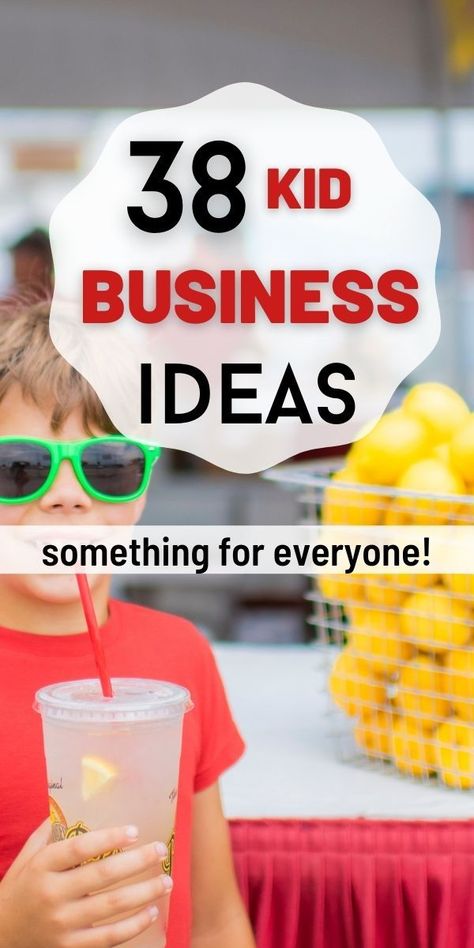 Kid Business Ideas, Young Entrepreneur Ideas, Kid Entrepreneurs Ideas, Business Ideas For Students, Entrepreneur Kids, Unique Business Ideas, Teaching Money, School Fair, Summer Preschool