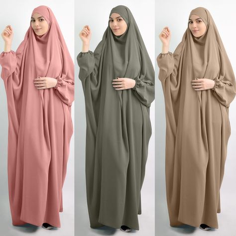 Khimar Style, Habits Musulmans, Hijab Stile, Islamic Clothes, Hijab Designs, Abaya Style, Mode Kimono, Muslim Fashion Hijab Outfits, Islamic Dress