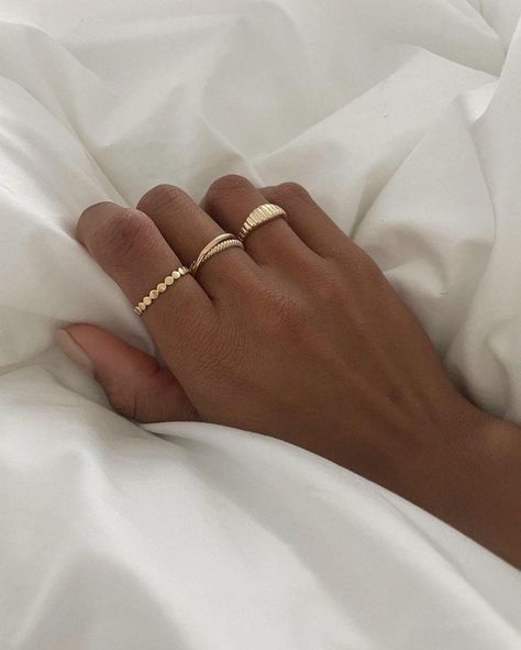 Rings Summer, Summer Minimal, Ring Stacking, Dainty Ring, Gold Rings, Ring, Gold