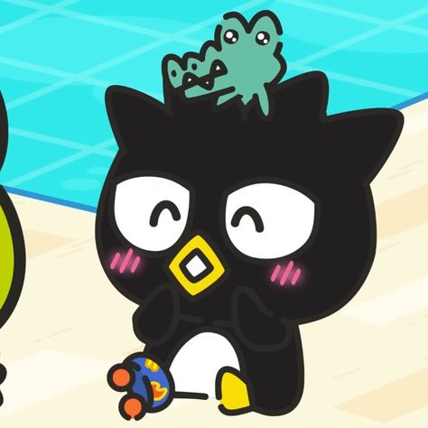 S7 E6 - Hello Kitty, Hello Summer (part 1) Badzmaru Icon, Obscure Sanrio Characters, Batz Maru Pfp, Badtemaru Icon, Saniro Charcters Icon, Badtzmaru Sanrio, Badtz Maru Icon, Badz Maru, Bad Badtz Maru