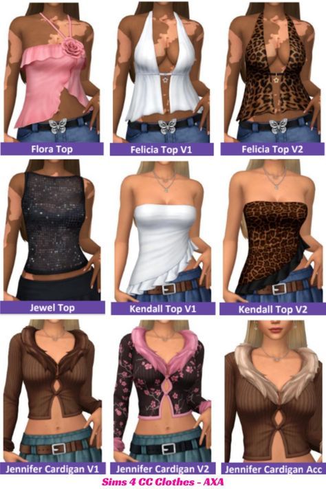 Clothing Mods Sims 4, Sims Clothes Pack, Sims 4 Cc Tops Y2k, Sims 4 Cc Free Downloads Clothes, Clothes Cc Sims 4 Maxis Match, Ts4 Cas Mods, Sims 4 Clothes Cc Pack, Sims Cc Female, Sims 4 Dirty Cc