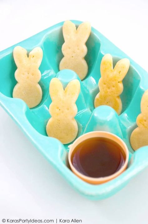 Pancake Bunny, Easter Breakfast Ideas, Peeps Recipes, Bunny Pancakes, Breakfast Ideas For Kids, Easter Snacks, Easter Breakfast, Easter Brunch Food, Easter Morning