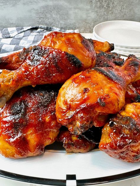 Oven Baked BBQ Chicken Bar B Q Chicken In Oven, Bbq Chicken Drumsticks Oven, Bbq Chicken Legs In The Oven, Oven Bbq Chicken Legs, Bbq Chicken Oven Baked, Bbq Chicken In Oven, Oven Bbq Chicken Breast, Baked Bbq Chicken Drumsticks, Chicken Leg Recipes Oven