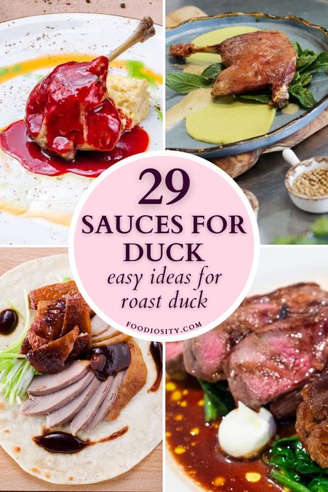 Recipes Using Duck Eggs, Duck Marinade, Beurre Blanc Sauce Recipe, Whole Duck Recipes, Duck Roast, How To Cook Duck, Duck Dish, Best Sauces, Roasted Duck Recipes