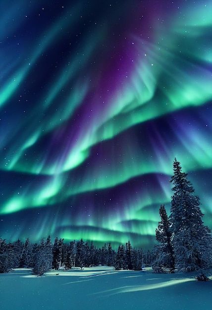 Aurora borealis northern lights and beau... | Premium Photo #Freepik #photo #aurora-borealis #northern-lights #northern-light #aurora Iceland Wallpaper, Night Sky Background, Purple Galaxy Wallpaper, Northern Lights Photography, Travel Alaska, Northern Lights Painting, 2d Illustration, Northern Lights (aurora Borealis), Aurora Borealis Northern Lights