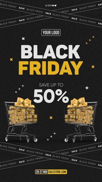 Download this Black friday social media banner template special offer 50 off Premium Psd, and discover more than 17 Million Professional Graphic Resources on Freepik. #freepik #psd #blackfriday #sale #design #shopping #discount Black Friday Flyer Design, Discount Offer Creative Ads, Blackfriday Design Instagram, Black Friday Banner Design, Discount Graphic Design, Black Friday Sales, Black Friday Ads Design, Discount Sale Design, 50% Off