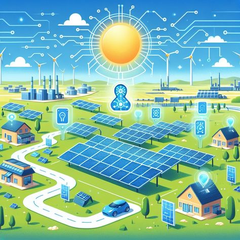 🌞 AI in Solar Energy: AI optimizes solar panel placement and energy distribution. What if AI could make solar power universally accessible? #SolarEnergy #AIRenewables Solar Panel Poster Design, Solar Energy Illustration, Solar Energy Poster, Energy Conservation Poster, Conservation Poster, Diy Solar Power System, Solar Energy Design, Physics Projects, Science Homework