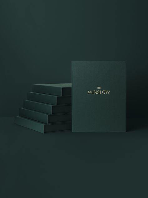 Luxury Green Branding, Green And Black Branding, Dark Green Branding, Green Branding Design, Green Packaging Design, Signage Lettering, Luxury Books, Premium Branding, Green Branding