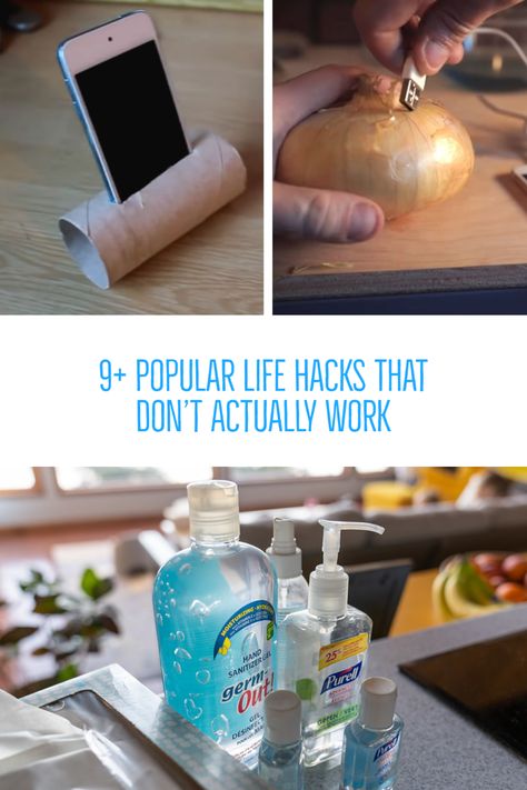 Here are our 9+ favorite supposed life hacks that just don't quite work. Organization Ideas For The Home, Storage Ideas For Small Spaces, Daily Life Hacks, Daily Hacks, Organizing Wires, Easy Cleaning Hacks, Ideas For Small Spaces, Organization Inspiration, Everyday Hacks