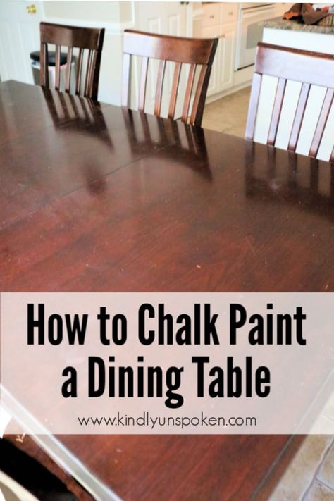 Before And After Table Makeover, White Distressed Dining Table, Dining Table Transformation, Old Table Makeover Diy Projects, Paint Dining Table, Paint Dining Room, Chalk Paint Dining Table, Old Dining Table, Painted Dining Room Table