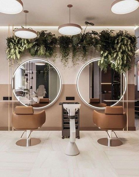 Beauty Salon Interior Design Ideas, Salon Suite Decor, Parlour Design, Salon Interior Design Ideas, Beauty Salon Interior Design, Beauty Room Salon, Spa Room Decor, Hair Salon Design, Spa Interior Design