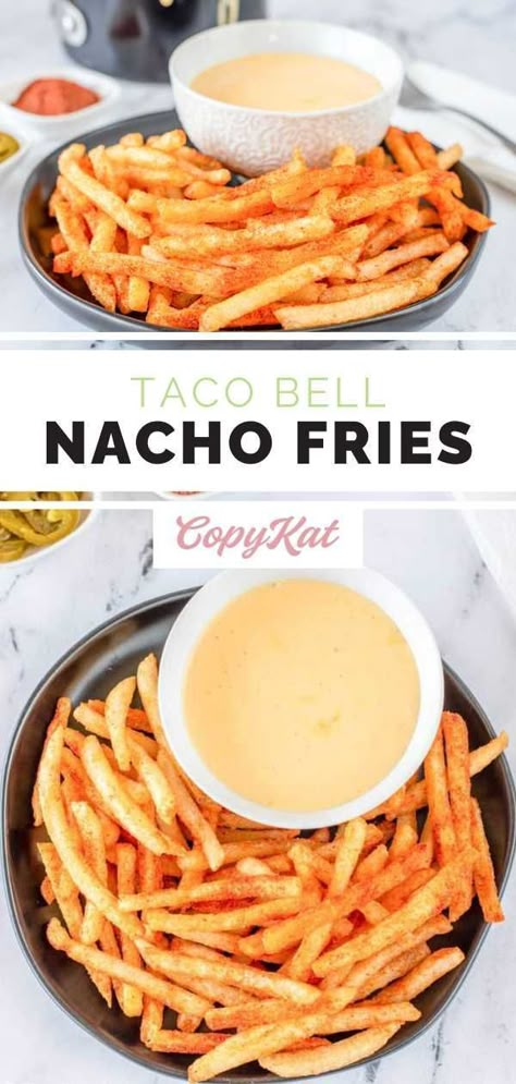 Taco Bell Nacho Fries, Nacho Fries, Quick Bites, Copykat Recipes, Food Recepie, Cat Recipes, Taco Bell, Cheese Sauce, Restaurant Recipes