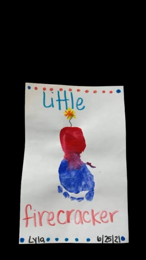 July 4th Handprint Art, Easy 4th Of July Crafts, Labor Day Crafts, 4th Of July Crafts, Fourth Of July Crafts For Kids, Infant Room, Toddler Class, 4th July Crafts, Footprint Crafts