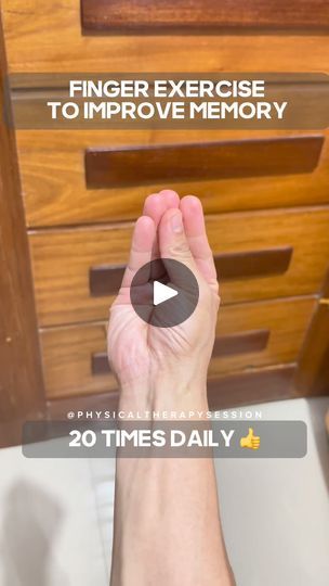 IMPROVE MEMORY 🧠 WITH THIS EXERCISE 🤩🤩🤩 | Physical Therapy Session | Physical Therapy Session · Original audio Neuro Therapy, Memory Exercises, Therapy Ball, Brain Surgeon, Finger Exercises, Massage Therapy Techniques, Brain Memory, Hand Exercises, Brain Gym