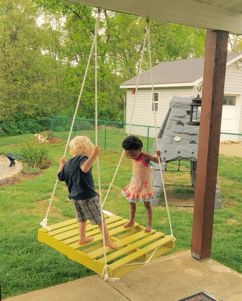 Goat Playground, Kid Friendly Backyard, Dog Backyard, Pallet Playhouse, Kids Backyard Playground, Play Area Backyard, Backyard Kids Play Area, Playground Ideas, Diy Playground