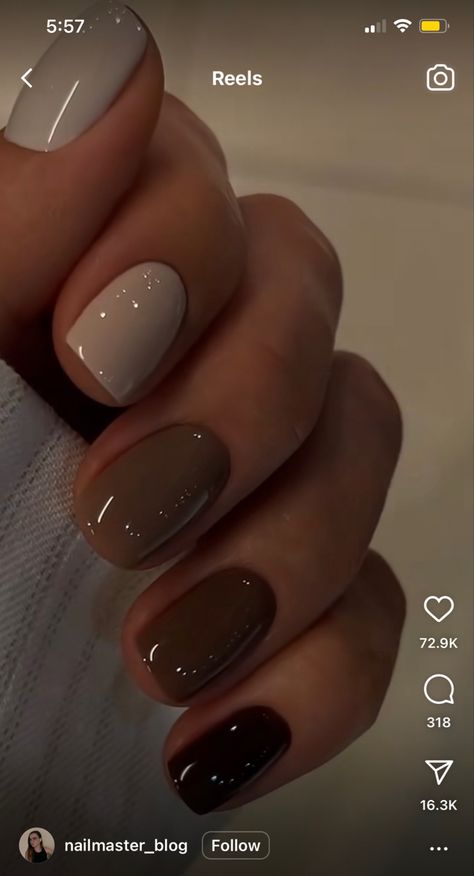 Manicure 2022, Autumn Manicure, Designs For Short Nails, Short Gel Nails, Simple Gel Nails, Casual Nails, Cute Gel Nails, Neutral Nails, Minimalist Nails