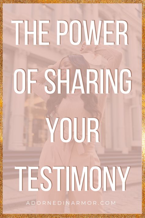 Power Of Testimony, Sharing Testimony, Testimony Quotes, Share Your Testimony, My Testimony, God Is For Me, Jesus Girl, Message Of Encouragement, Biblical Womanhood