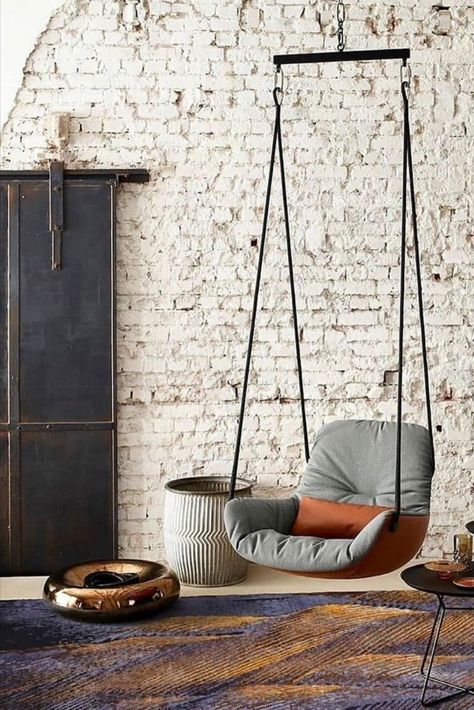 Modular Sofa Design, Beautiful Bathroom Designs, Indoor Swing, Bedding Inspiration, Design Line, Swing Chair, Swinging Chair, Diy Furniture Plans, Hanging Chair