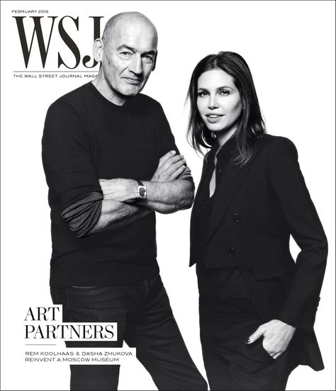 Rem Koolhaas and art philanthropist Dasha Zhukova will be gracing the WSJ. Magazine’s February cover as “art partners” embarking on a transformation that will turn a ruined Brezhnev-era Communist landmark - the Vremena Goda in Moscow’s Gorky Park - into the Garage Museum of Contemporary Art’s new home. “The building is basically a found object,” said Koolhaas, regarding his “raw” design and intent to preserve the structure’s decay. “We are embracing it as it is.” Dasha Zhukova, Business Portrait Photography, Museum Photography, Art Partner, Wsj Magazine, Headshots Women, Rem Koolhaas, Corporate Portrait, Business Photoshoot