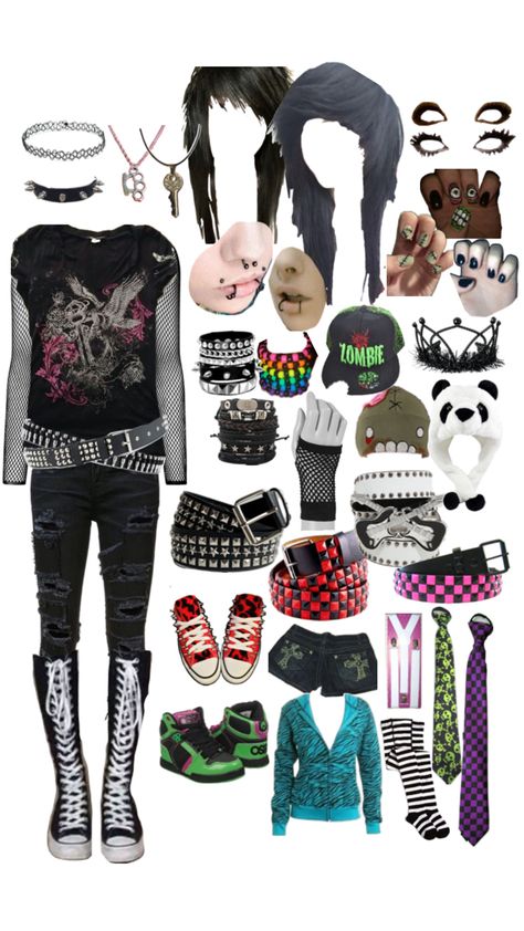 emo 2000s myspace internet 2010 girl Mid 2000s Emo Fashion, Myspace Emo Outfits, 2000s Emo Starter Pack, 2000s Myspace Aesthetic, 2016 Emo Aesthetic, 2010s Emo Aesthetic, 2014 Emo Aesthetic, Sence Kid Emo, Myspace Fashion