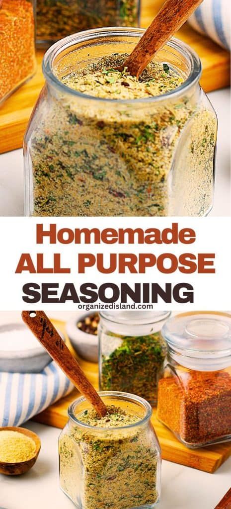 Season Blend Recipe, Spice Mix Recipes Diy, Chicken Seasoning Blend, Homemade All Purpose Seasoning, Diy All Purpose Seasoning, All Purpose Spice Blend, Auntie Nono’s Seasoning Recipe, All Purpose Seasoning Blend, Home Made Seasonings