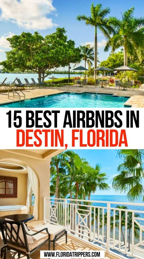 15 Best Airbnbs In Destin, Florida Where To Stay In Destin Florida, Destin Florida Things To Do In, Florida Beach Resorts, Vacation On A Budget, Destin Florida Vacation, Travel Florida, Florida Camping, Florida Travel Guide, Florida Panhandle