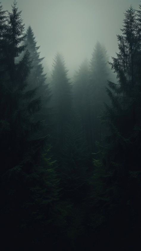 Dark Forest Iphone Wallpaper, Dark Rainy Forest Wallpaper, Iphone Forest Wallpaper, Dark Forest Photography, Forest Dark Aesthetic, Foggy Forest Aesthetic, Aesthetic Dark Forest, Dark Pine Forest, Dark Forest Background