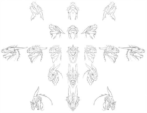 Dragon Head Open Mouth by sofmer on DeviantArt Dragon Head Drawing, Dragon Poses, Dragon Anatomy, Dragon Base, Mouth Drawing, Dragon Sketch, Dragon Pictures, Dragon Head, Dragon Artwork