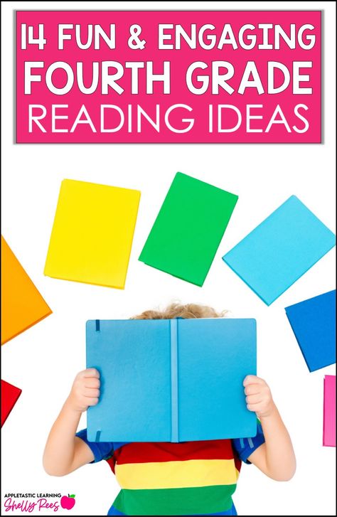 Dive deep into the world of 4th grade reading with our big list of 14 fun reading activities! Increase reading skills with reading comprehension passages and fluency activities. Choose from 4th grade reading worksheets, games, guided reading lessons, classroom transformations, and reading escape rooms to make learning fun. Perfect for science of reading center ideas, intervention, tutoring, or projects, these ideas are perfect for 3rd to 5th grade kids! Fourth Grade Reading Activities, Reading Enrichment Activities 3rd Grade, Science Of Reading Fourth Grade, 4th Grade Reading Activities, Reading Center Ideas, 4th Grade Games, Fourth Grade Reading, American Reading Company, 4th Grade Reading Worksheets