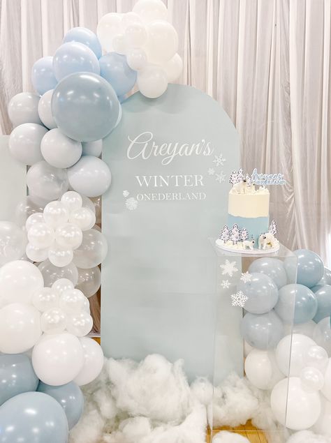 1st birthday party decor Winter ONEderland party Christmas birthday party inspo Snow Themed First Birthday, Snow Much Fun To Be One Birthday Decorations, White Christmas Birthday Theme, Winter Wonderland First Birthday Party, Christmas Onederland Birthday, Winter One Year Old Birthday, Winter Birthday Decor, Winteroneder Land Theme Party Boy, Winter Onederland Decor