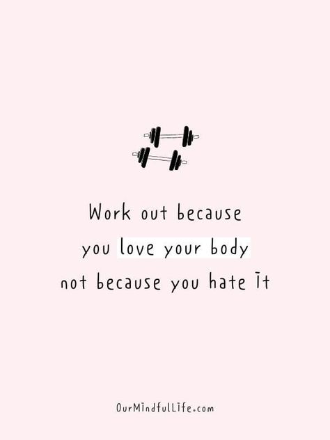 I love to workout in the morning. Until I don't. Then I am on the STRUGGLE BUS for at least a few weeks before I get going again. How do you get motivated again?! I need help!!! Body Image Quotes, Body Quotes, Body Positive Quotes, Stop Stressing, Positivity Quotes, Love Your Body, Positive Body Image, Vie Motivation, Love My Body