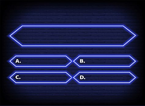 Trivia Background, Quiz Poster, Gaming Template, Neon Banner, Pub Quizzes, Quiz Template, Game Banner, School Tv, Quiz Design