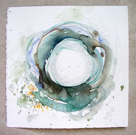 Painting With Watercolors, Color Paints, Watercolour Inspiration, Soyut Sanat Tabloları, Abstract Watercolor Art, Cat Air, 수채화 그림, Abstract Watercolor Painting, Circle Art