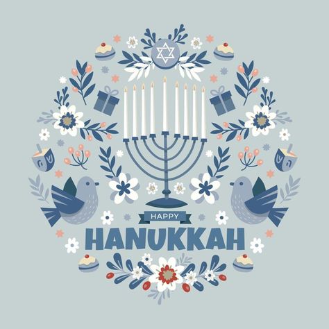 Happy Hanukkah Jewish Festival of Lights First Day Of Hannukah, Happy Hannukah Greetings, Hanukkah Graphic Design, Happy Haunakka, Holiday Widgets, Hanukkah Aesthetic, Hanukkah Pictures, Happy Hanukkah Images, Hanukkah Decorations Diy