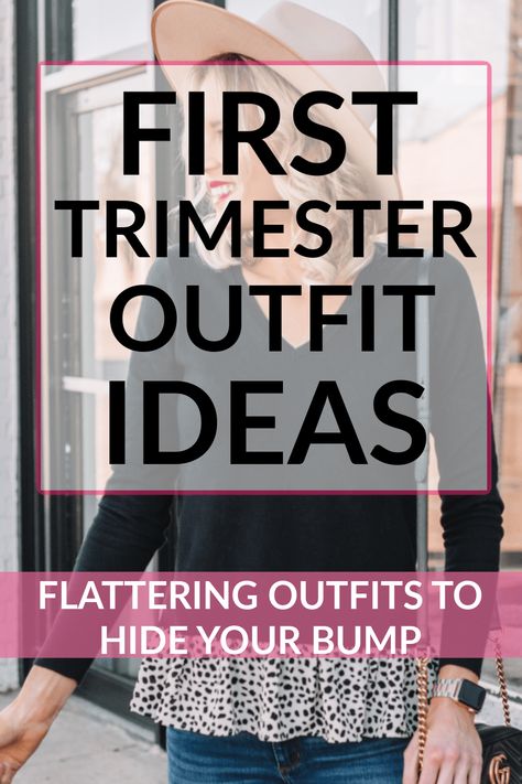 first trimester outfit ideas, how to hide your bump, flattering pregnancy outfits, what to wear in your first trimester, early pregnancy outfit ideas Hiding Your Bump, 5 Month Maternity Outfits, Cute Outfits When Pregnant, How To Style The Bump, 8 Weeks Pregnant Outfit, Clothing To Hide Pregnancy, Maternity Outfits 1st Trimester, Maternity Outfits To Hide Bump, Hiding The Bump Outfits