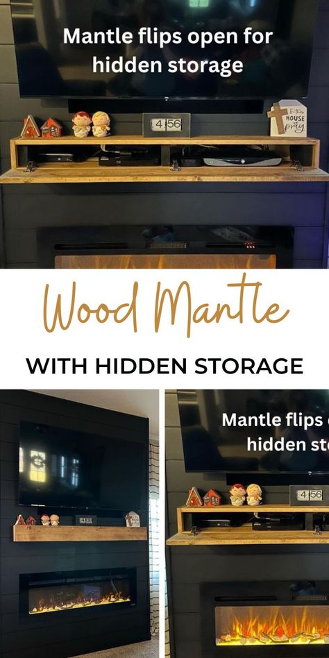 Adding Bathroom Storage, Diy Fireplace Mantel With Storage, Shiplap Fireplace Wall With Hidden Storage, Fireplace Tv Wall Between Windows, Electric Fireplace Ideas With Tv And Storage, Fireplace Tv Bookshelf Wall, Diy Electric Fireplace Wall With Storage, Built In Fireplace With Storage, Electric Fireplace Ideas Modern