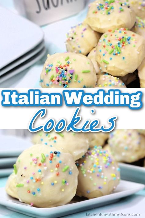 Cookie Recipe With Oil, Italian Cookie Recipe, Italian Christmas Cookie Recipes, Wedding Cookies Recipe, Italian Desserts Easy, Italian Wedding Cookies, Italian Wedding Cakes, Tasty Cookies, Oatmeal Raisin Cookies Chewy