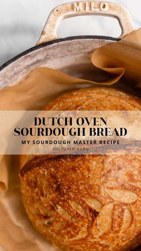 Dutch Oven Sourdough Bread Recipe, Dutch Oven Sourdough Bread, Dutch Oven Sourdough, Homemade Sourdough Bread Recipes, Sourdough Boule, Easy Sourdough Bread Recipe, Recipe Using Sourdough Starter, Dutch Oven Bread, Sourdough Starter Discard Recipe