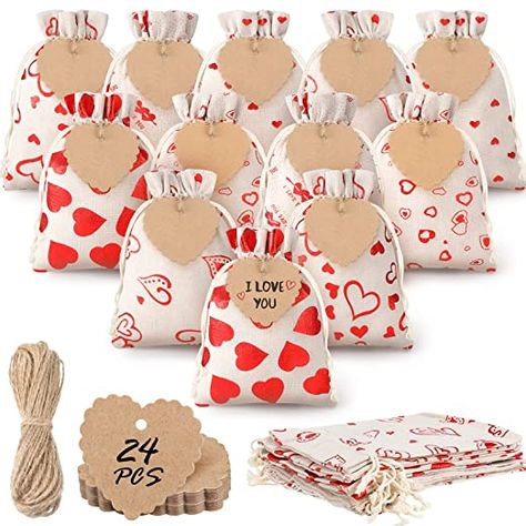 Valentine's Day Burlap Bags Party Favors Adults, Mother's Day Party, Kraft Paper Tags, Jewelry Packaging Bags, Burlap Gift Bags, Valentines Gift Bags, Burlap Bags, Holiday Gift Bag, Birthday Gift Bags