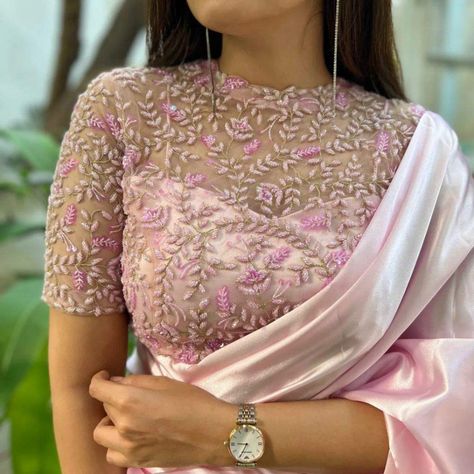 Net Saree Blouse Designs, Cocktail Blouse, Netted Blouse Designs, Best Blouse Designs, New Saree Blouse Designs, Traditional Blouse Designs, Latest Model Blouse Designs, Fashionable Saree Blouse Designs, New Blouse Designs